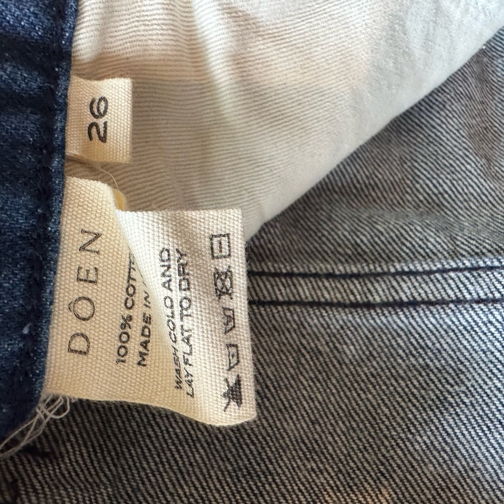 Doen Dark Blue Straight Men's Jeans - Picture 6 of 6